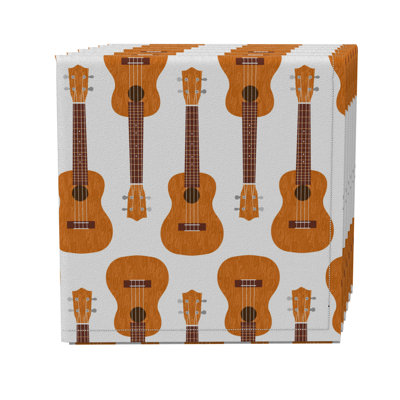 Cotton Twill Abstract Square Napkin