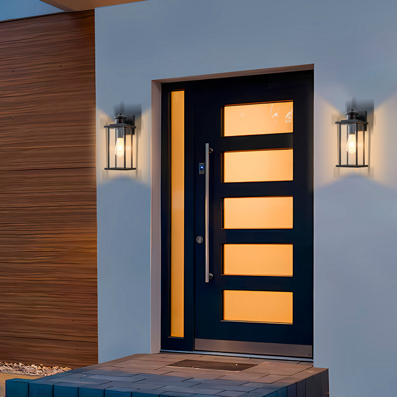Motion Sensor Dusk to Dawn Outdoor Wall Lantern 