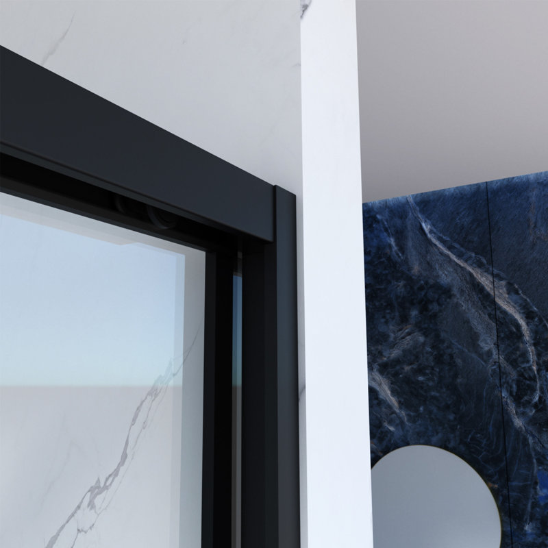 Porte de douche coulissante double 56-60 "X70"