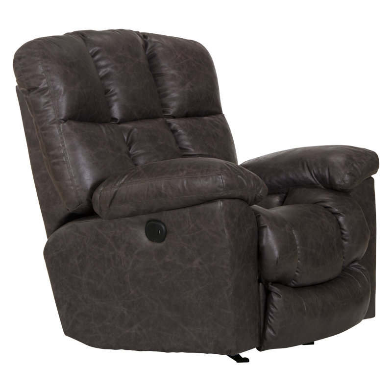 Fae Upholstered Recliner, Graphite, Power