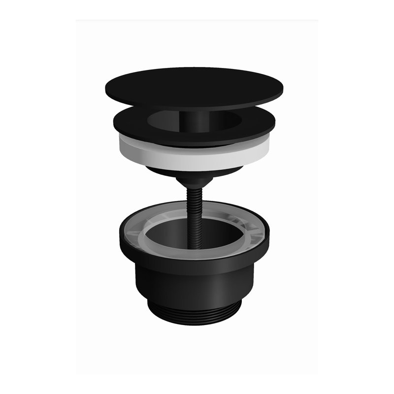 Drain de lavabo de salle de bain escamotable sans fonctionnement