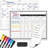 Magnetic Chore Chart For Kids Dry Erase Chore Chart For Adults 13” X 17” 