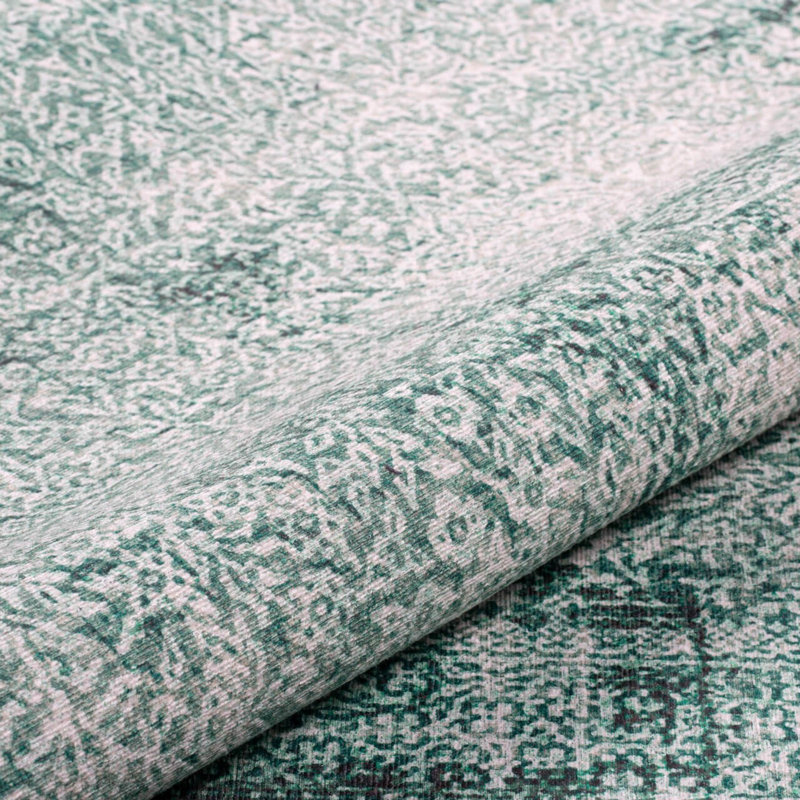 Luxurious Machine Washable Carpet, 100% Polyester, 7.5 x 10.8 Feet | Pile Height: 0.2 Inches, 1850 g/m² | Recycled Poly Cotton Underside, Easy Care, Perfect for Living Room & Bedroom, Soft & Durable Design