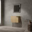 Ensemble de meuble-lavabo de salle de bain 24 po pour grand espace, ensemble d'armoires de salle de bain moderne, ensemble d'armoires de salle de bain sans lavabo, chêne (composable)-52070005