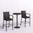 Ariez 2 - Person Metal Patio Dining Set with Extendable Round Table