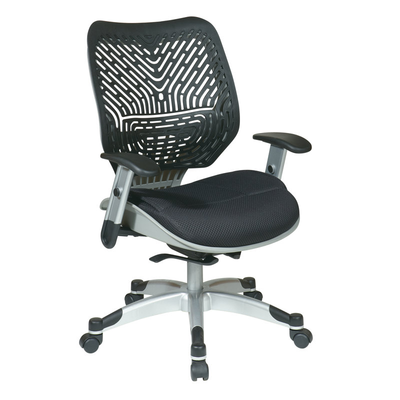 Chaise de travail en filet SPACE, Corbeau, Noir
