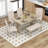 Shanequah 6-Piece Farmhouse Dining Table Set, Rectangular Trestle Table and 4 Upholstered Chairs & Bench for Dining Room,dining room set,dinning table set-895771827-895771836-895771837