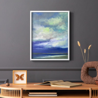 Island Dusk Framed Print - Solid Wood