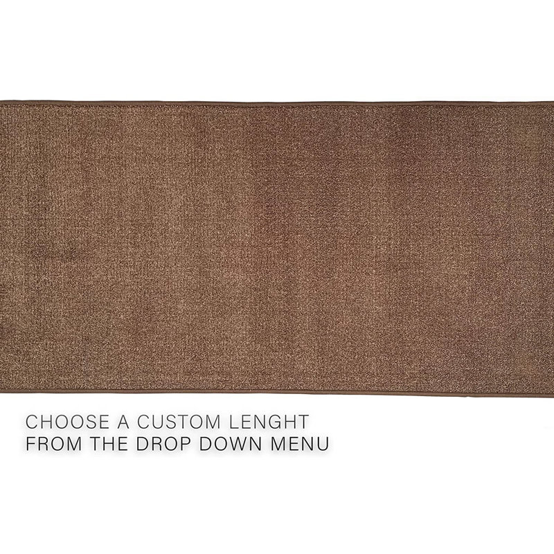 Tapis de couloir brun clair, Rectangle 2 pi 7 po x 5 pi