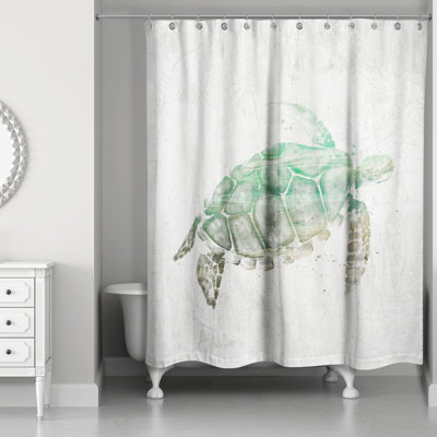 Rideau de douche simple Sherita