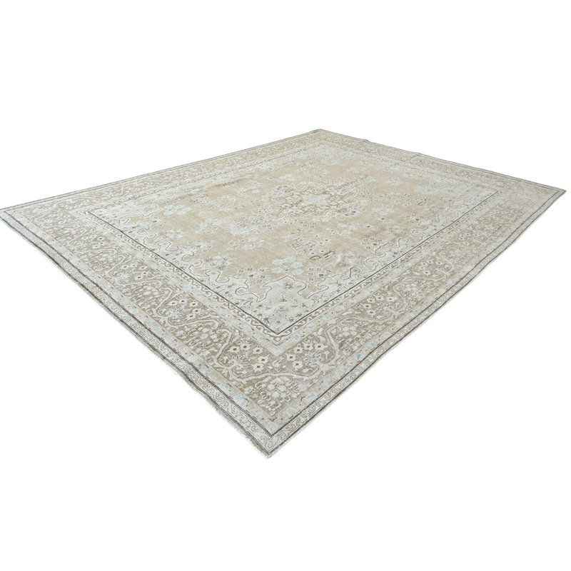High-Quality Hand-Knotted Camel Area Rug