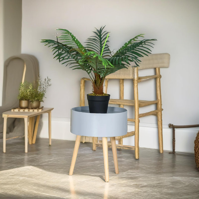 60cm Faux Palm Plant in Freestanding