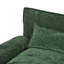 2179-GREEN Canapé combiné en chenille avec méridienne double-1873497492