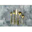 Linea Flatware Set - 43 Pieces - Ice Champagne-508240947
