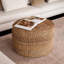 Seagrass Round Pouf