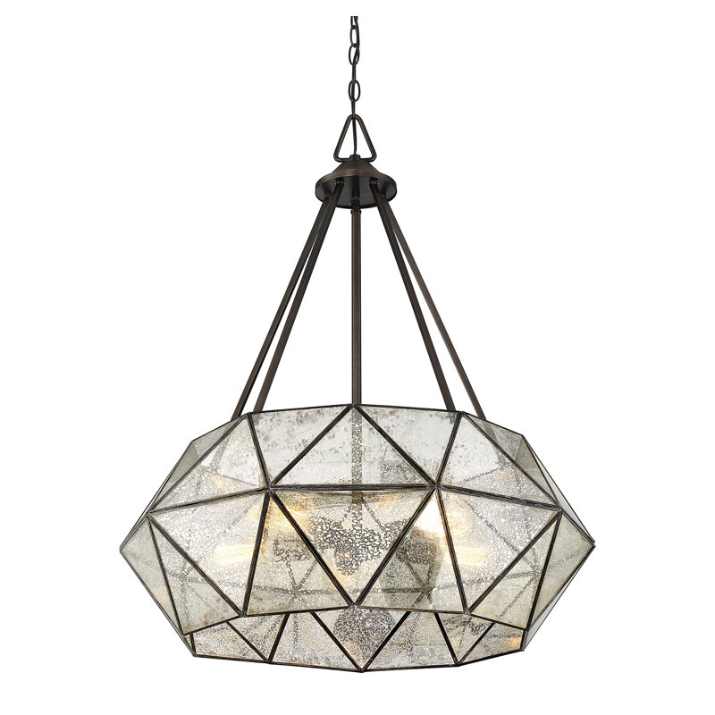 Lustre géométrique unique à 5 lumières Sky