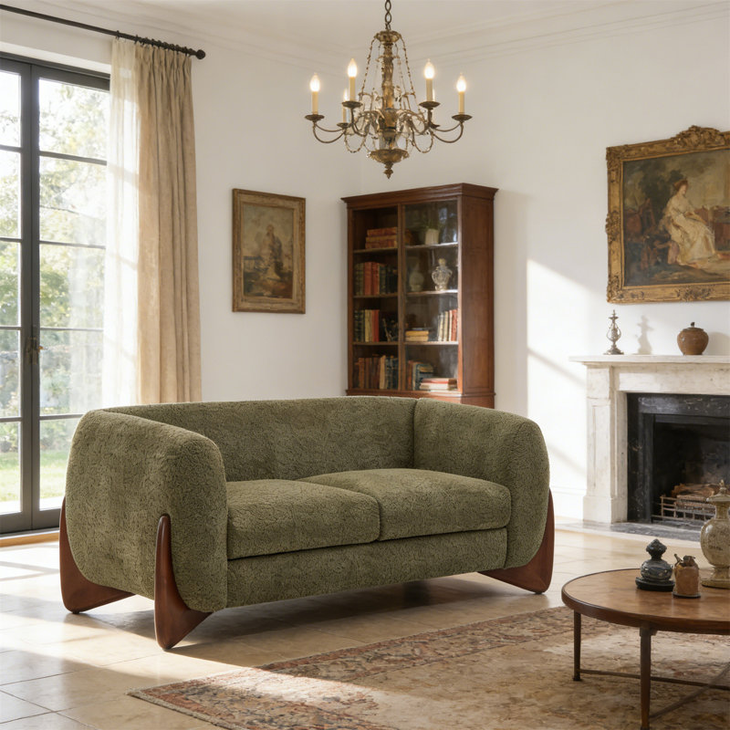 Causeuse, Vert olive