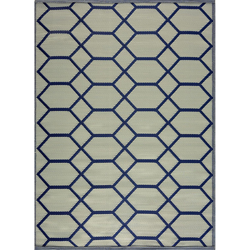 Geometric Indoor / Outdoor Rug, Rectangle 6' x 9'