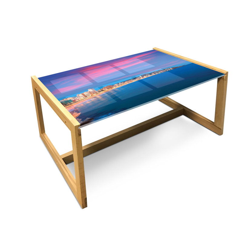 Jagjeet Trestle Coffee Table, 40cm H x 91cm W x 62cm D