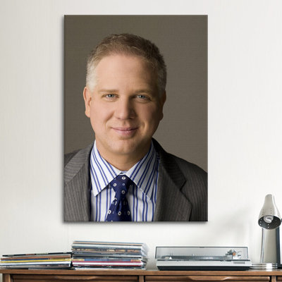 Political Glenn Beck Portrait Photographic Print on Canvas