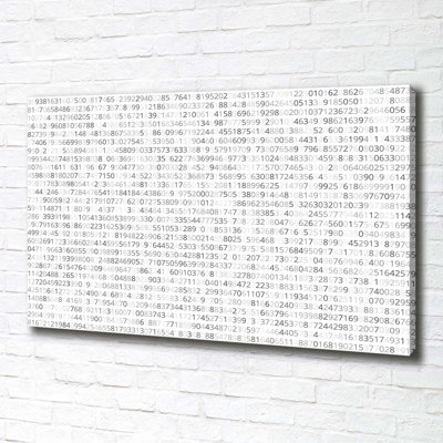 Binary Code - Wrapped Canvas Print