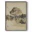 «Vintage Landscape CCLXI», reproduction encadrée - bois massif
