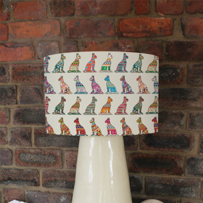 Cotton Drum Lamp Shade ( Uno )