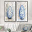 «Aqua Dragon Egg I - Dragons», ensemble d'art mural abstrait moderne, ensemble de 2-68866127-193254469