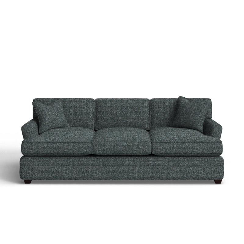 Harriss Upholstered 91'' Sofa, Vault Aegean