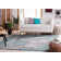 Nantucket Hand Tufted Wool/Cotton Geometric Rug in Green/Teal