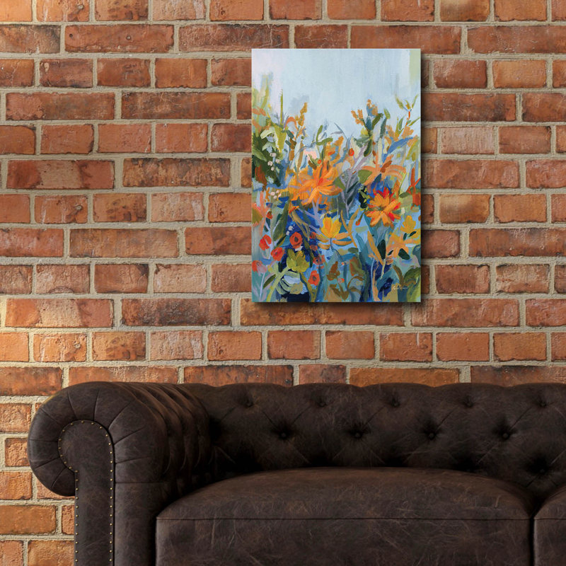 «Blue Spring» par Pamela Munger, art mural en verre acrylique, H 24 po x l 16 po x P 0,2 po