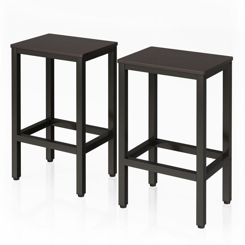 Tabouret de comptoir 25,6 po, Espresso, 4