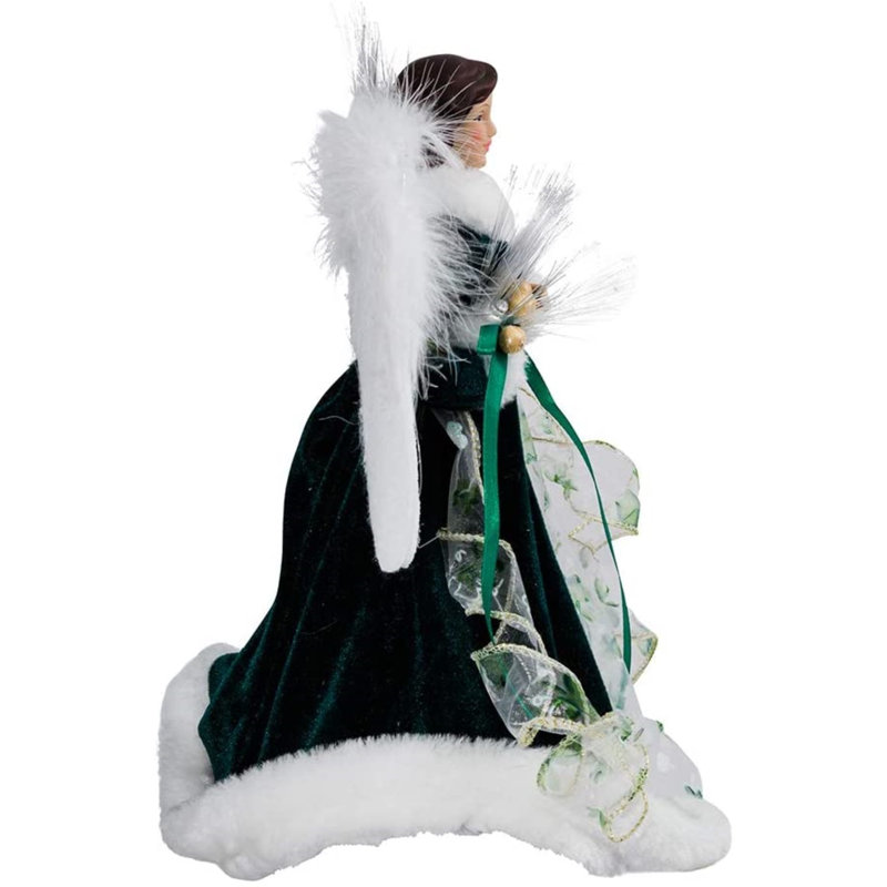 Kurt Adler Fiber Optic LED Irish Angel Tree Topper | Wayfair