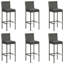 Haridutt 6 - Person Patio Dining Set Rectangular Table with Cushions Included-1811275479