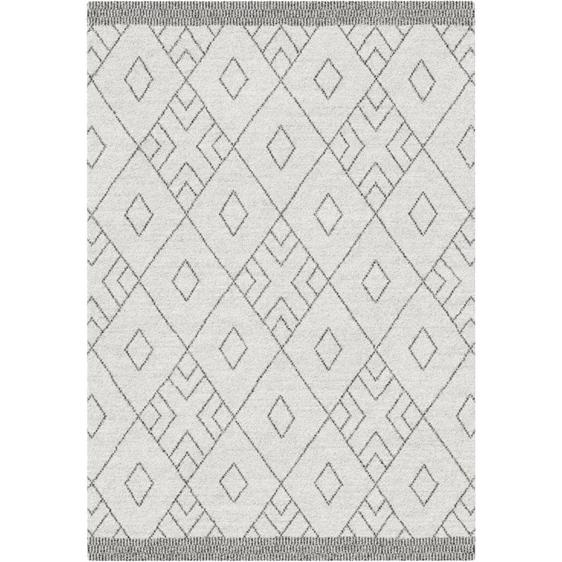 Sewell Geometric Shag Area Rug, Rectangle 120 x 170cm