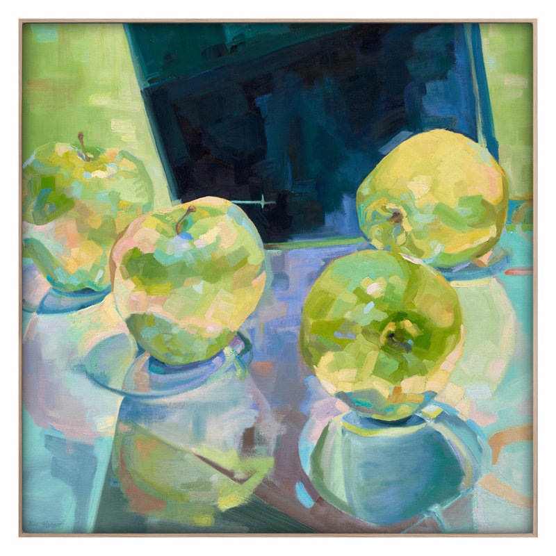 Samba Trio Apples Print by Night, Kit, 36'' H x 36'' W