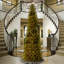 Kingswood Pencil 9' Green Fir Artificial Christmas Tree with 500 Clear Lights with Stand-1283685595