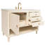 Lisbon 48"L Free Standing Vanity In Antique White