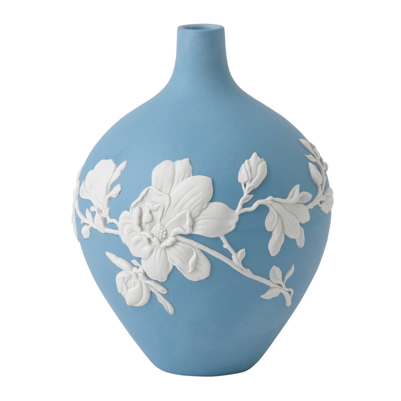 Magnolia Blossom Handmade Stoneware Table Vase