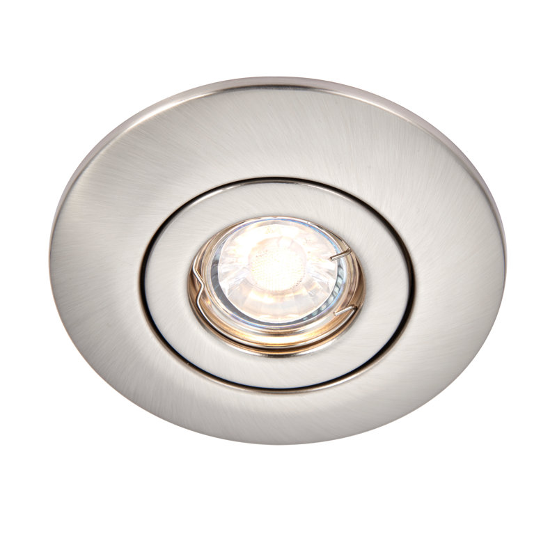 Decorative 14cm Recessed Lighting Kit, Satin Nickel