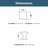 Lombard 1" Length Square Knob Multipack