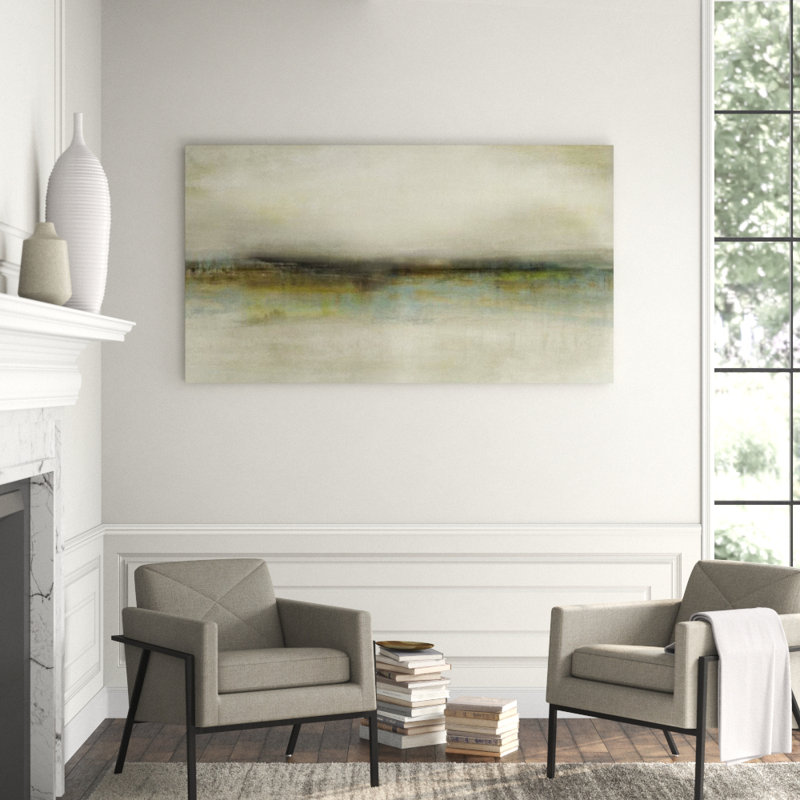 Winter Morning II Print by Mari Urasawa, 30" H x 54" W x 1.5" D, Glass Coat