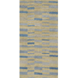 Fragments Geometric Area Rug in Pale Lime/Cornflower Blue/Gray
