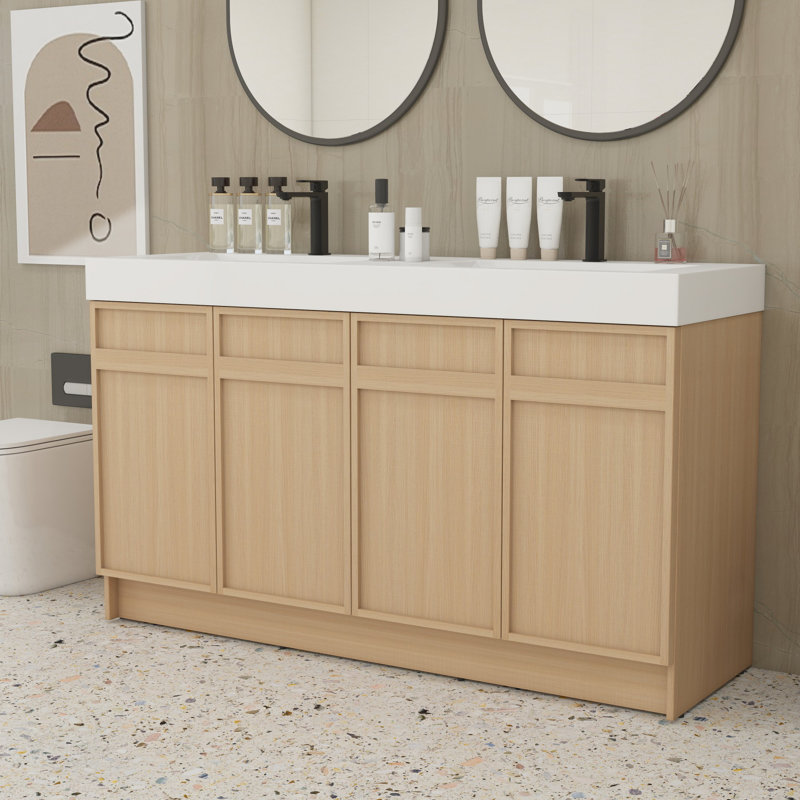 Meuble-lavabo 60 po avec lavabo en résine