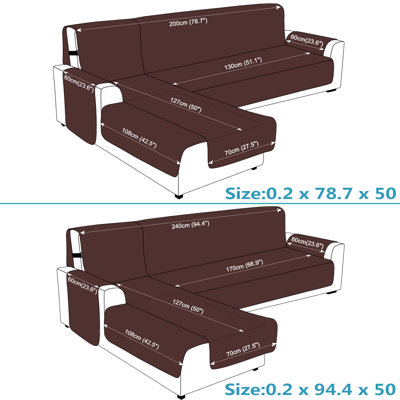 Housse pour canapé à coussins carrés Sharilynn