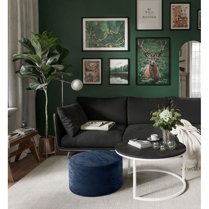 Gundega Frame Coffee Table, White