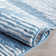 Marsa Tribal Diamond Pattern Light Blue Area Rug
