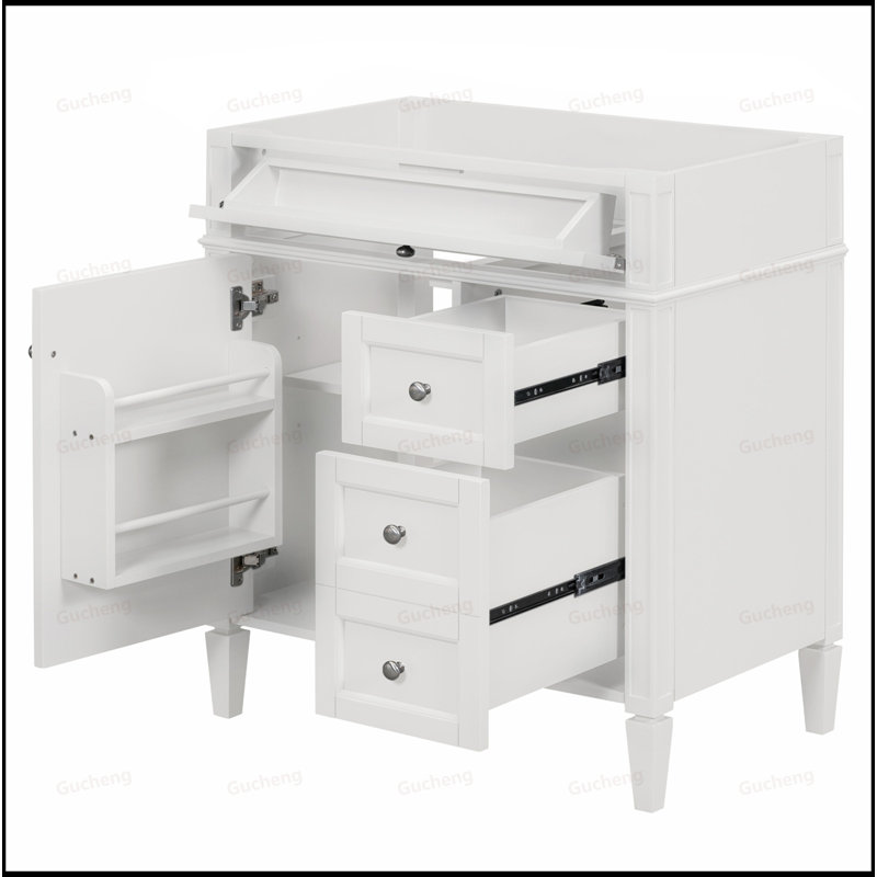 Meuble-lavabo de 30 po seulement, Blanc