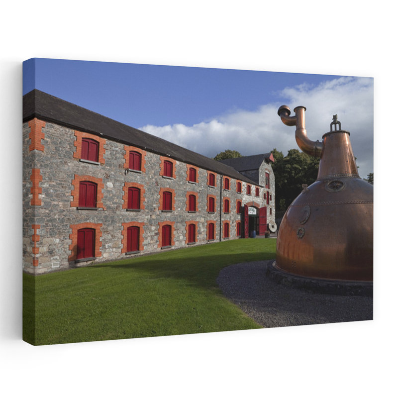 Copper Still At Midleton Whiskey Distillery Midleton County Cork Ireland by George Munday - Wrapped Canvas Print