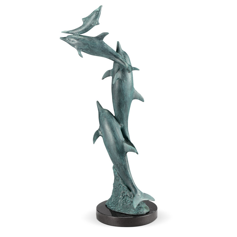 Frolicking Dolphin Family